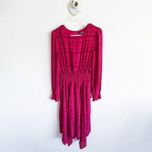Sugar Lips Burgundy Midi Dress